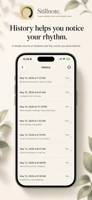 Stillnote: Meditation Timer screenshot 3