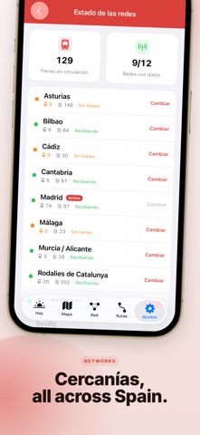Cercanias: Live Trains iPhone screenshot
