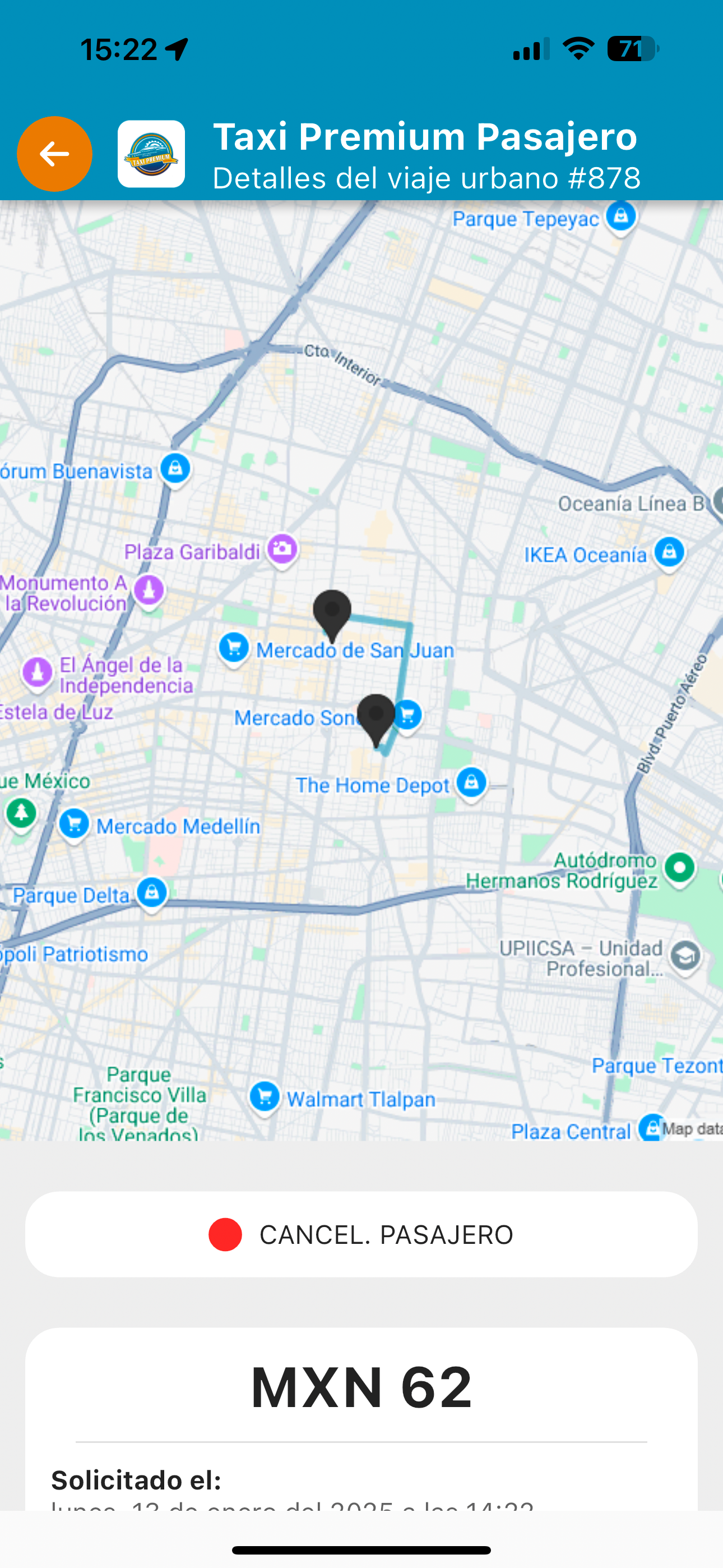 Taxi Premium Pasajero