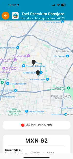 Taxi Premium Pasajero screenshot 4