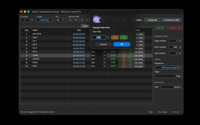 Export TimeCode for gma3 screenshot