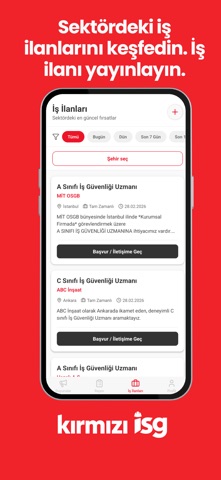 Kırmızı İSG App screenshot