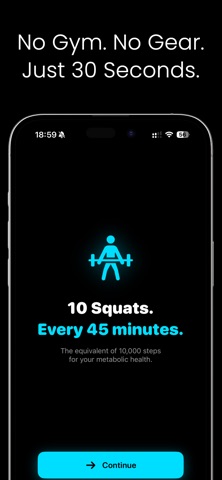 Squats Every 45 Minutes screenshot