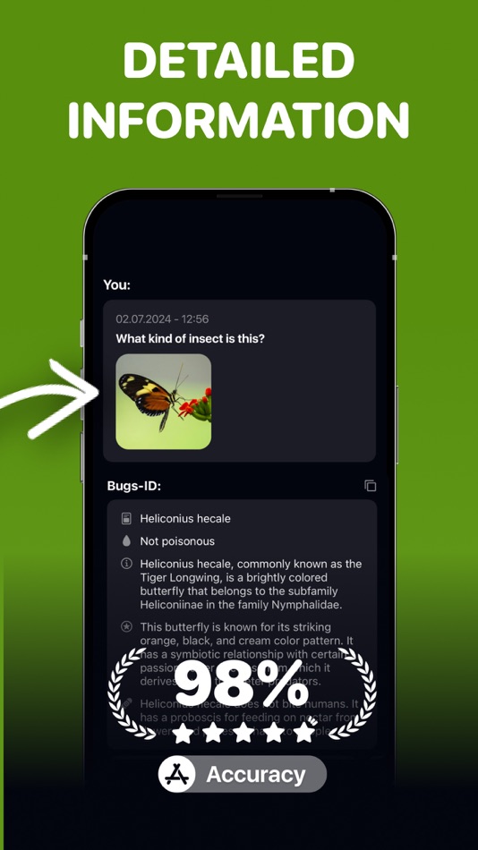 #2. Bugs id - Insect identifier ai (iOS) By: Klimin Marketing SpA