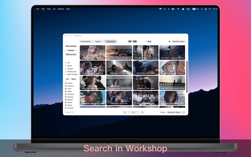 App screenshot