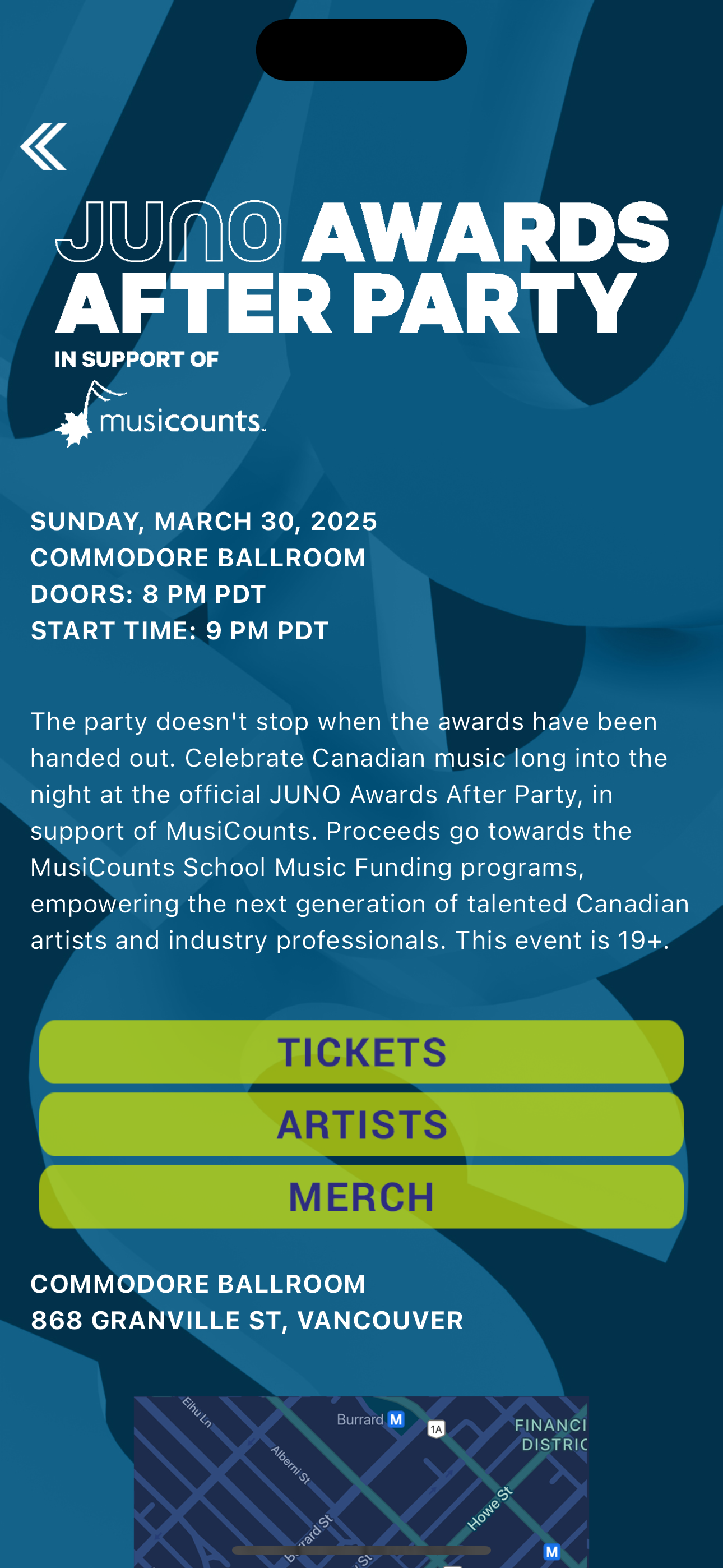 JUNO Week App