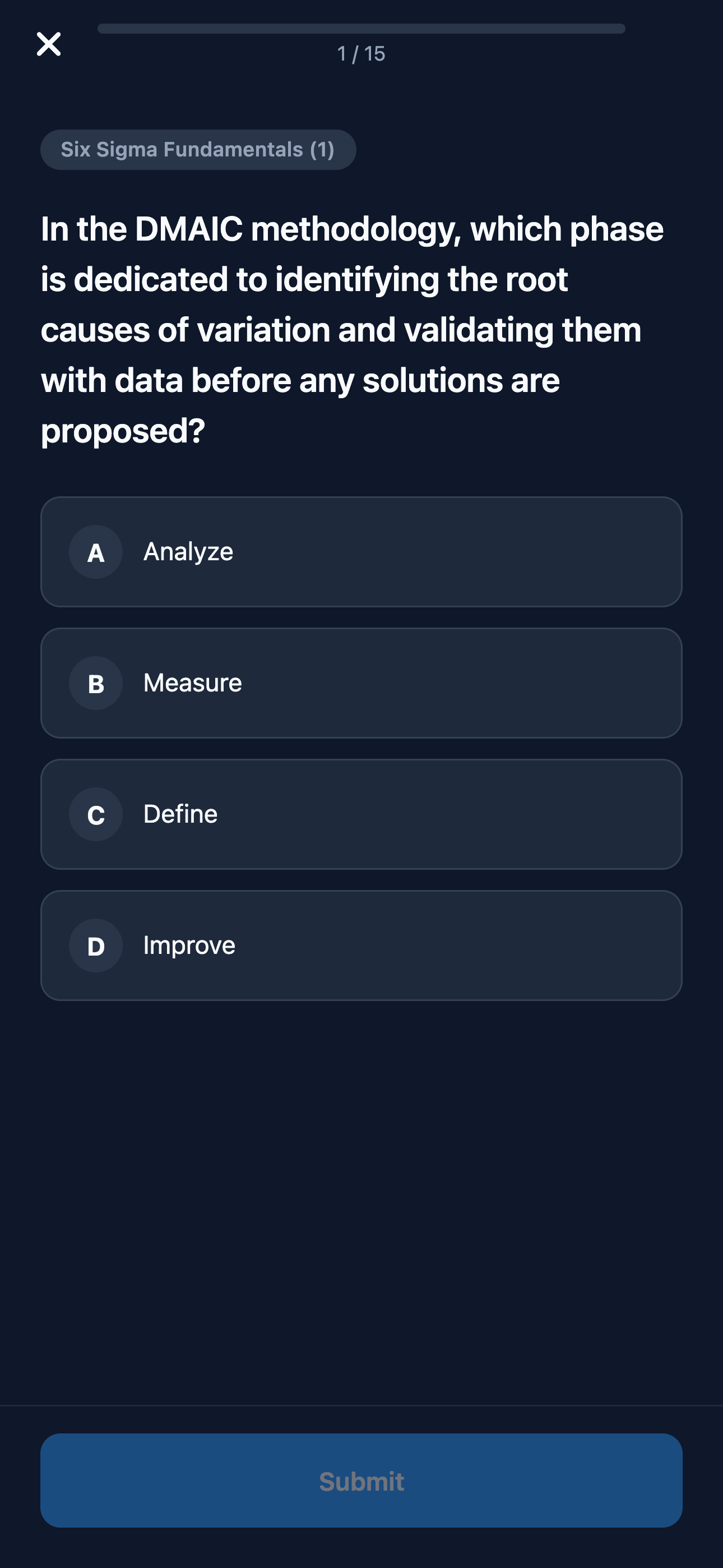 Six Sigma Black Belt Prep screenshot 3