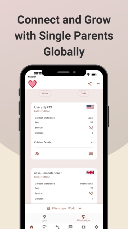 Single Parent App  Date & Chat