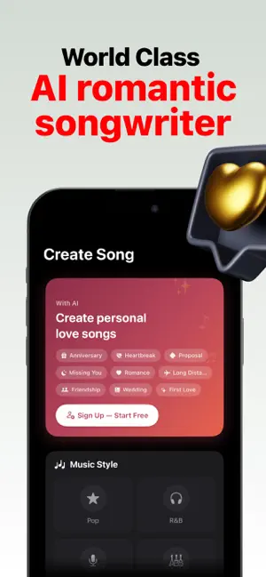 LoveSol - AI Love Song Maker screenshot 2