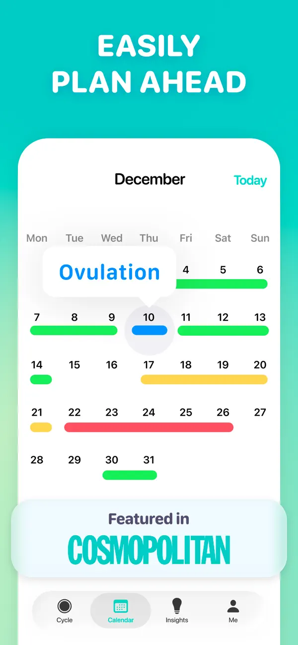 #2. Cycles: Period & Cycle Tracker (iOS) 作者: Perigee