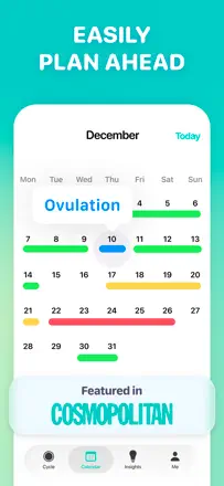 Cycle Tracker & Period : capture d’écran 2 sur 9