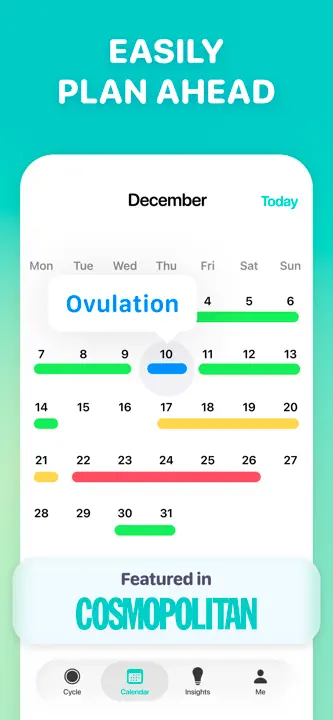 Cycle Tracker & Period: Screenshot 2 von 9