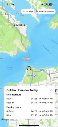Capture d'écran de Blue+Gold: Photography Hours sur iPhone 3