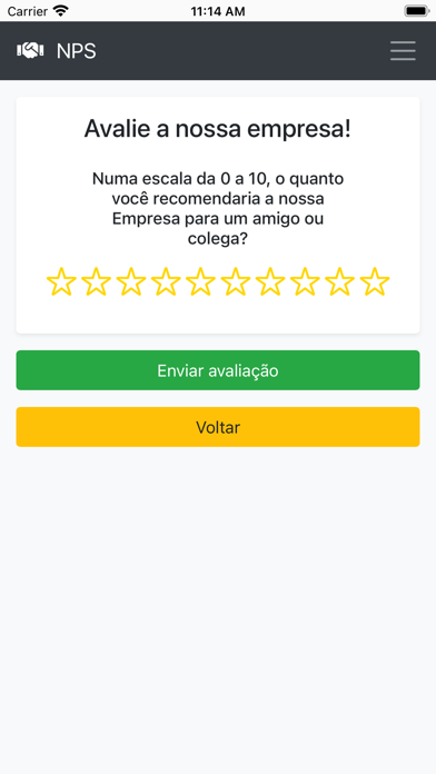 App screenshot