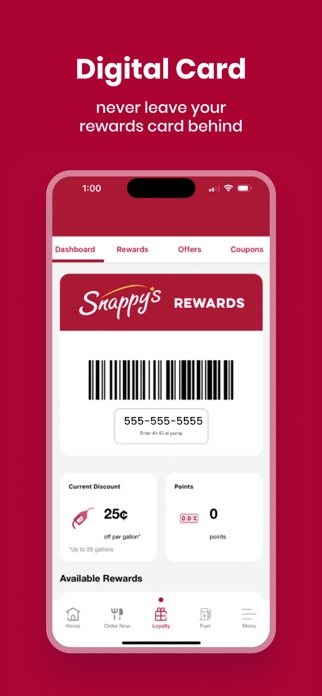 Snappy's Rewards Screenshot 2 of 3