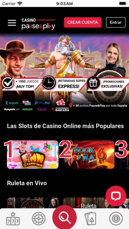 Casino Pause and Play