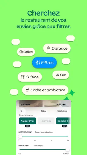 Capture d'écran de TheFork. Guide De Restaurants sur iPhone 3