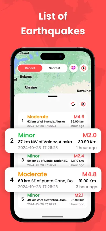 EarthQuake Alerts - SenseEarth screenshot 5 of 6