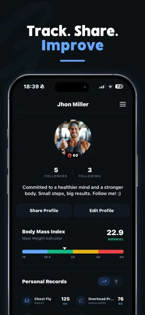 Gymunity: Workout Tracker Log screenshot 2