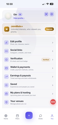 Join-Me-In iPhone screenshot