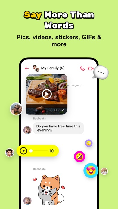 JusTalk Family Messenger Screenshot