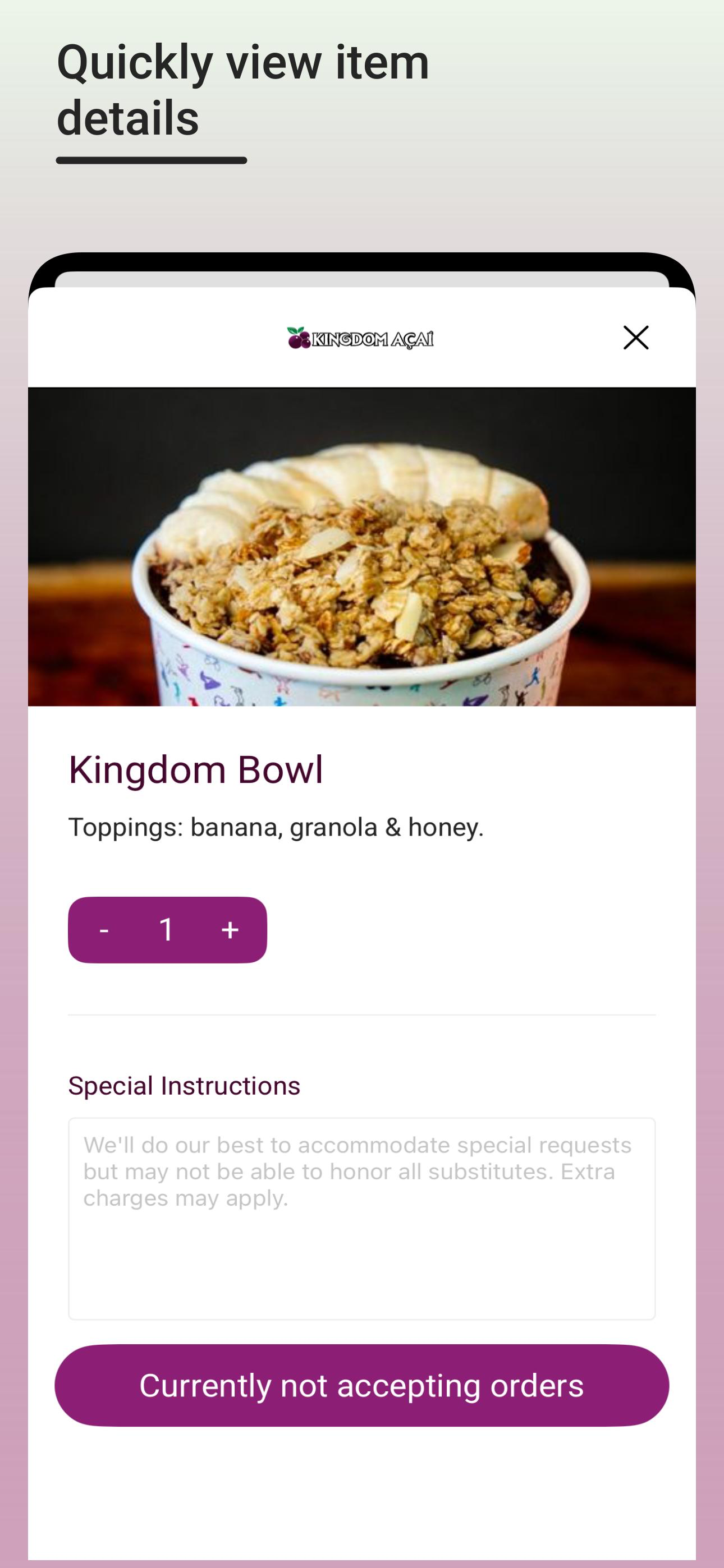 Kingdom Acai screenshot 3