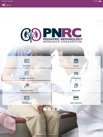 PNRConsortium iPad screenshot