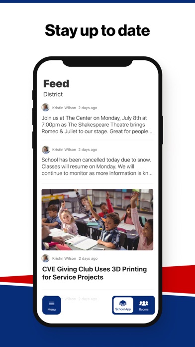 New Glarus School District Screenshot
