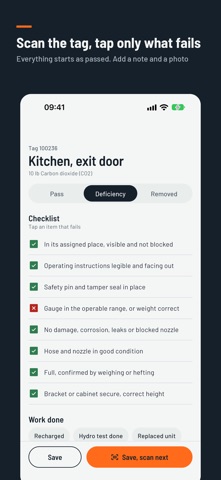 Tagwright: Extinguisher Check screenshot 2