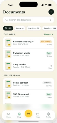DocuGuru: Document Organizer iPhone screenshot