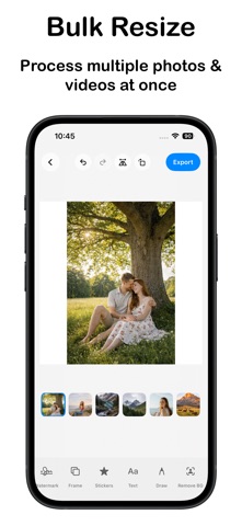 No Crop – White Border iPhone screenshot