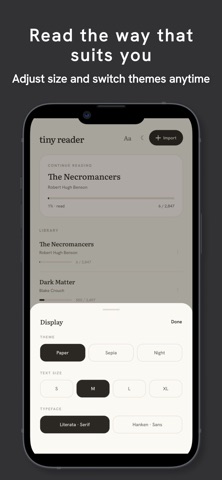 Tiny Reader - Focus Reading Screenshot 2 of 5