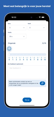 Fysioapp - online zelfhulp Screenshot 3 of 6