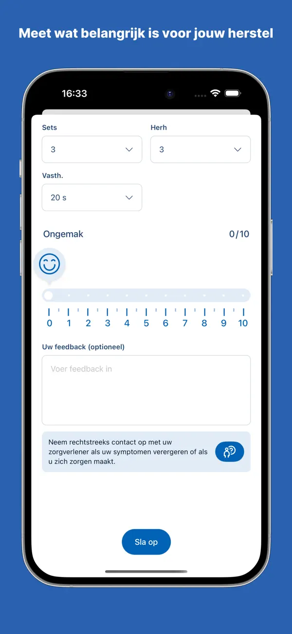 Screenshot #3 pour Fysioapp - online zelfhulp