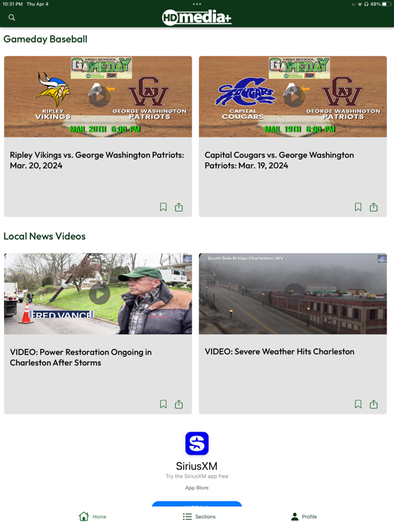 HDMediaTV iPad screenshot 2 - News app