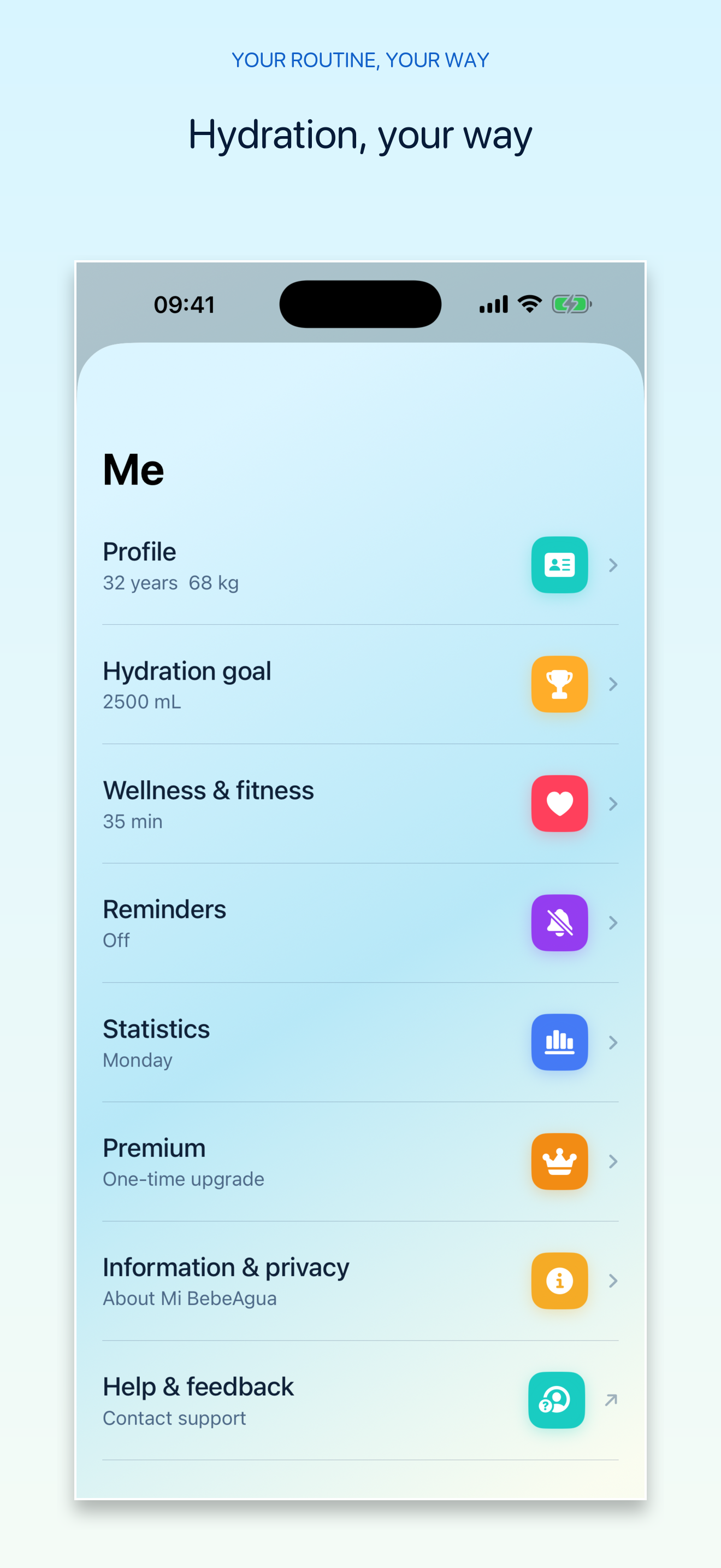 Mi BebeAgua – Reminder screenshot 2