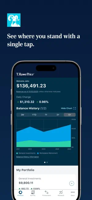 T. Rowe Price Personal® screenshot 1