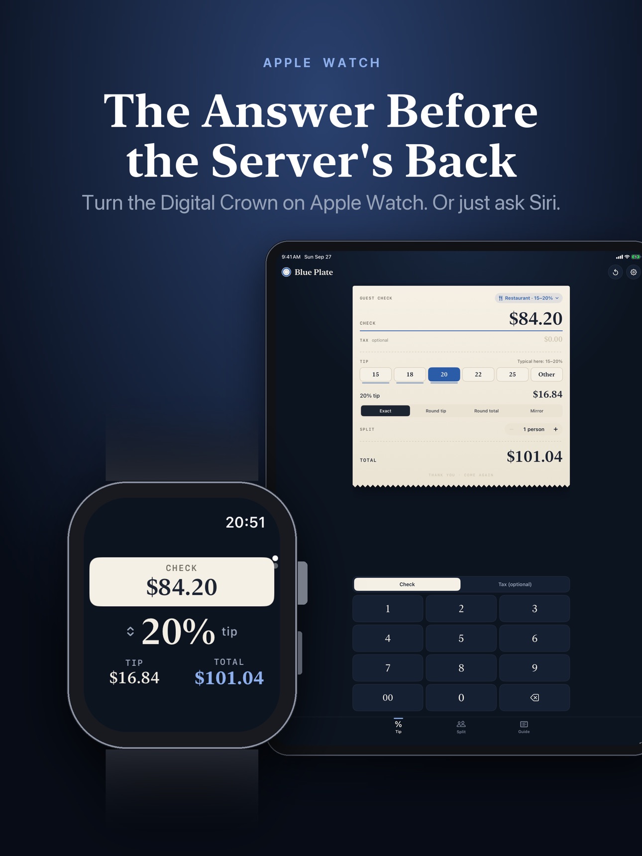 Screenshot 12 of Blue Plate: Tip Calculator