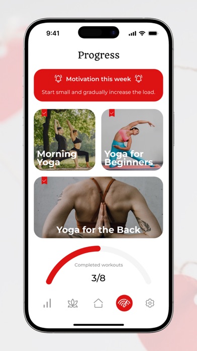Screenshot #2 pour SoulFlex - Yoga Progress