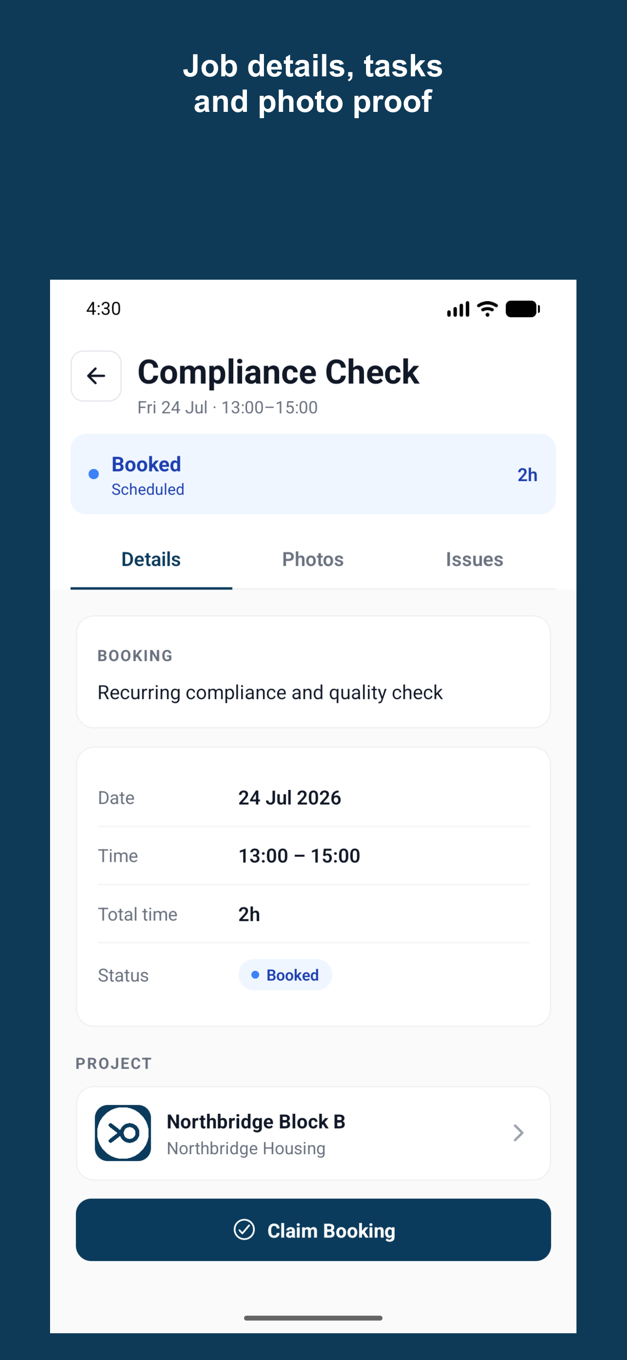 Xota: Cleaning Company App screenshot 9