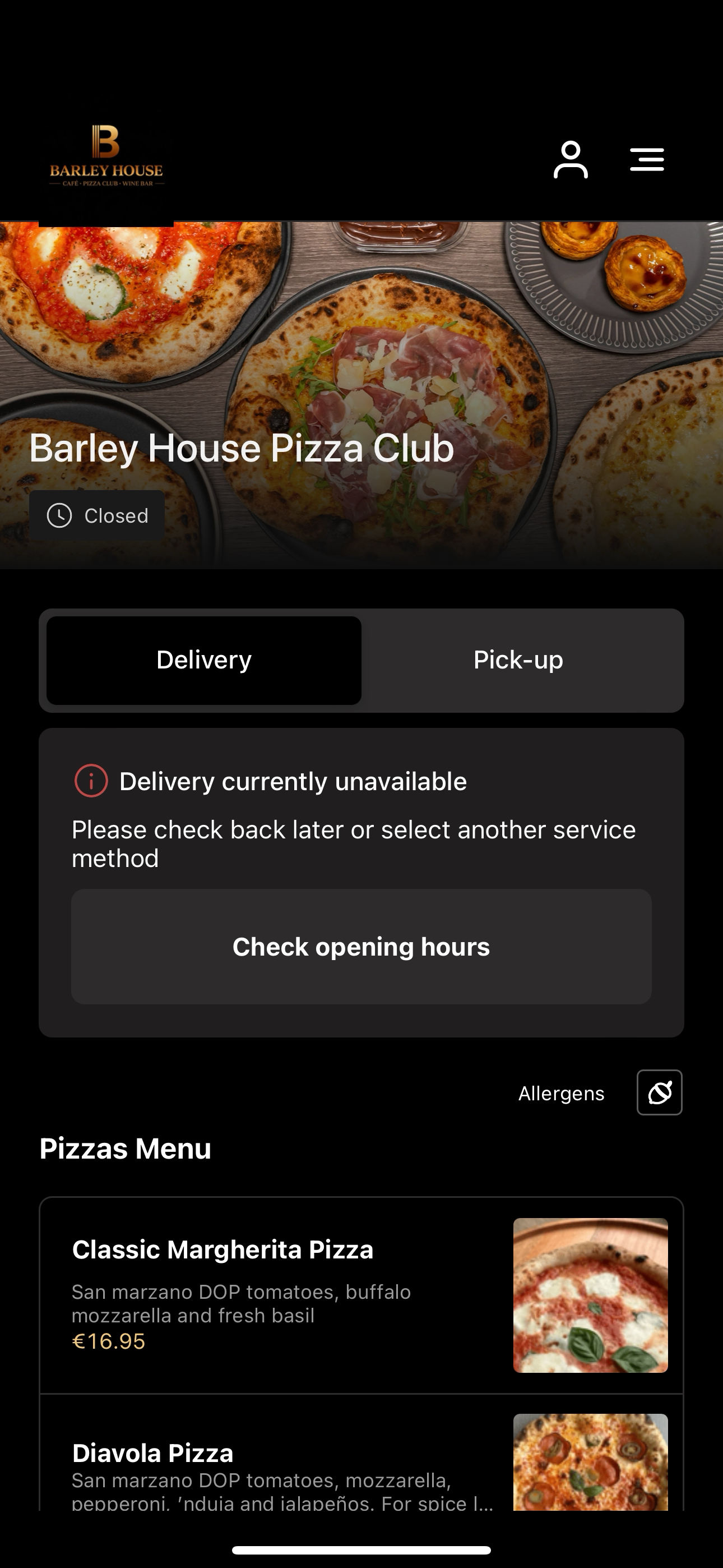 Barley House Pizza Club screenshot 3