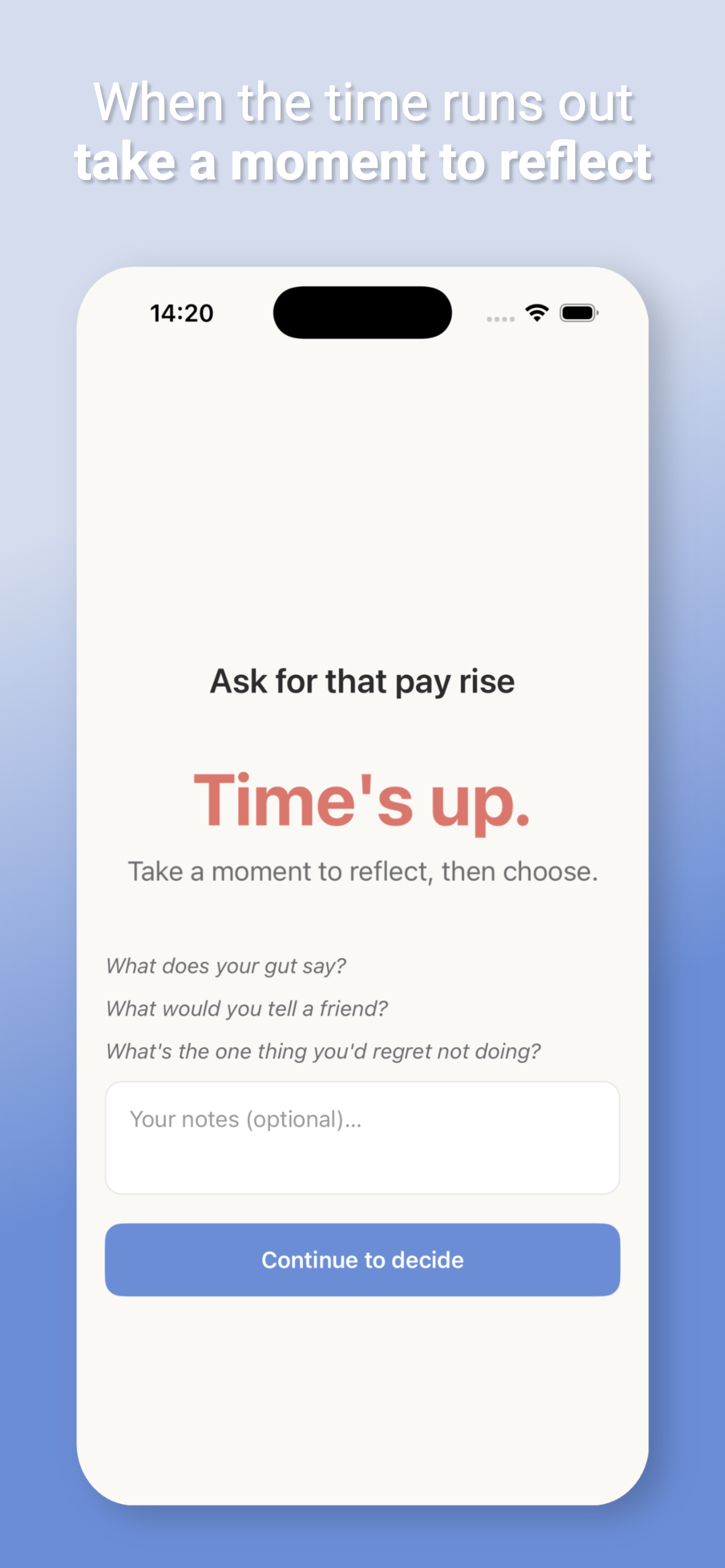 Decision Timer