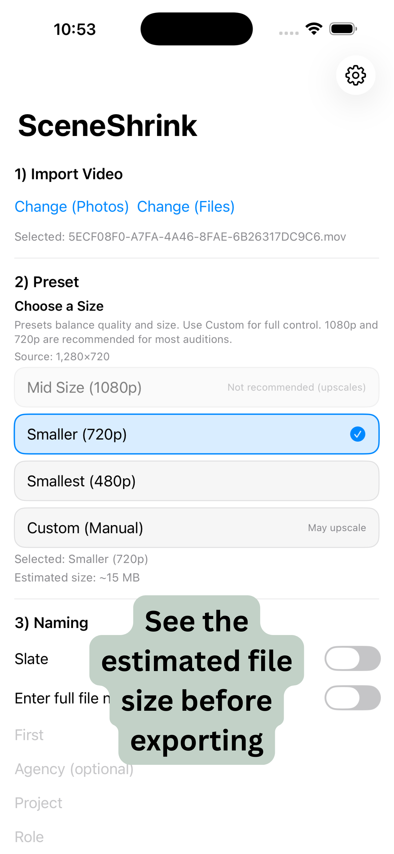 SceneShrink screenshot 4