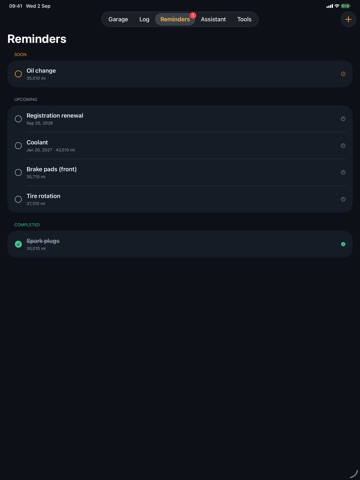 Brimly AI: Car MPG & Gas Log iPad screenshot