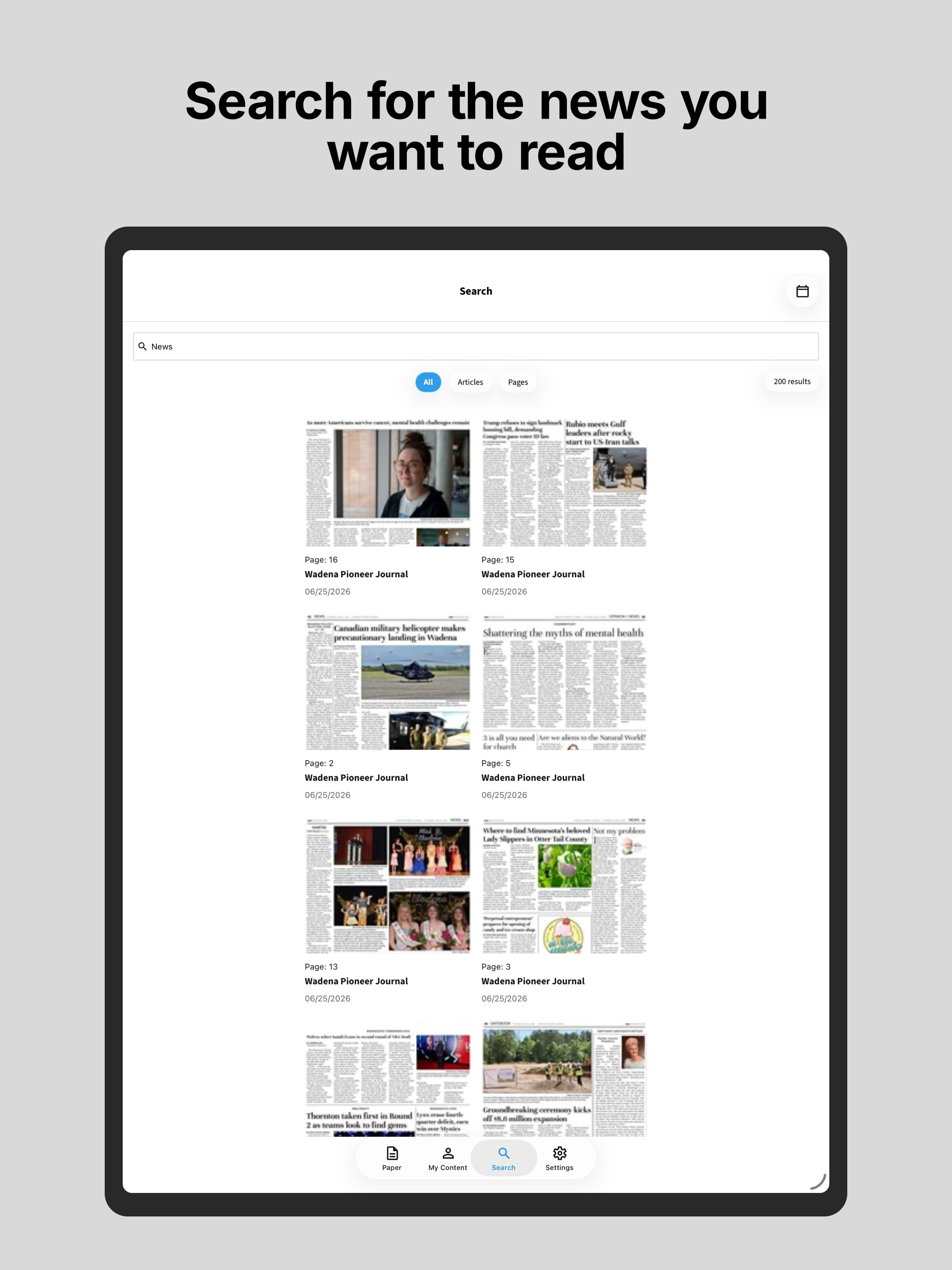 Wadena Pioneer Journal E-paper screenshot 10