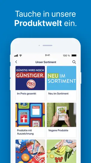 Screenshot von ALDI Nord auf dem iPhone 8