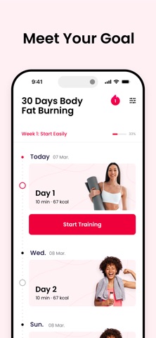 JustFit: Lazy Workout App Store preview screenshot 8
