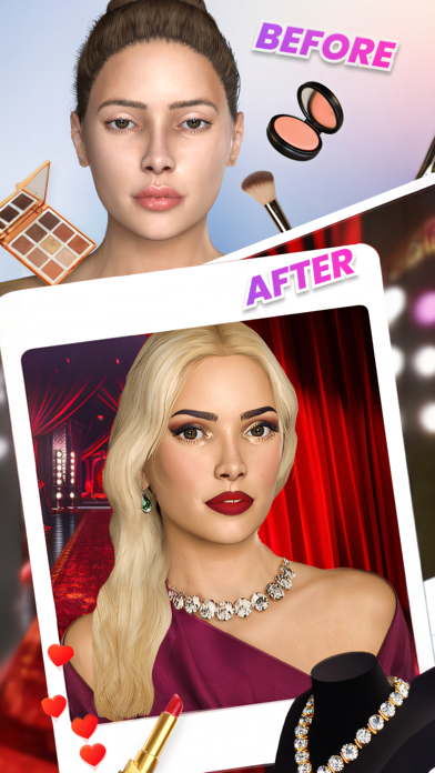 Makeover Star 3D: Beauty Games Screenshot