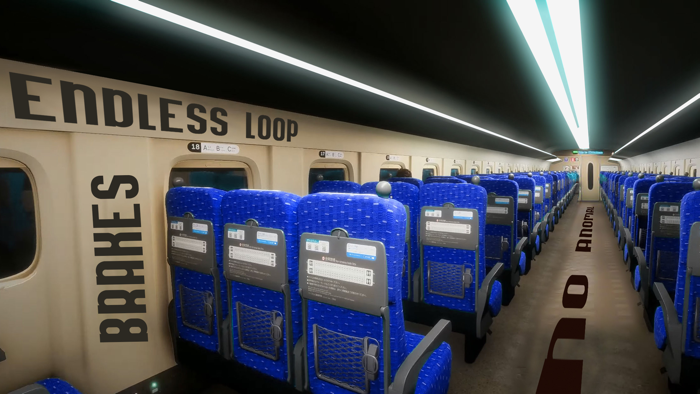 Endless Bullet Train Game