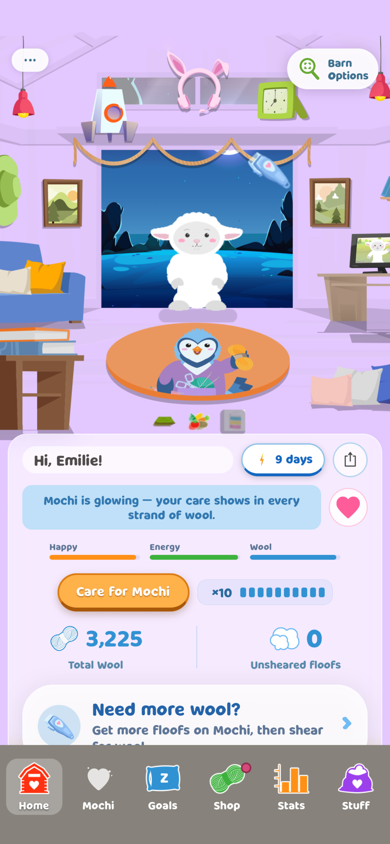 Sheepie: Self-Care Pet screenshot 3